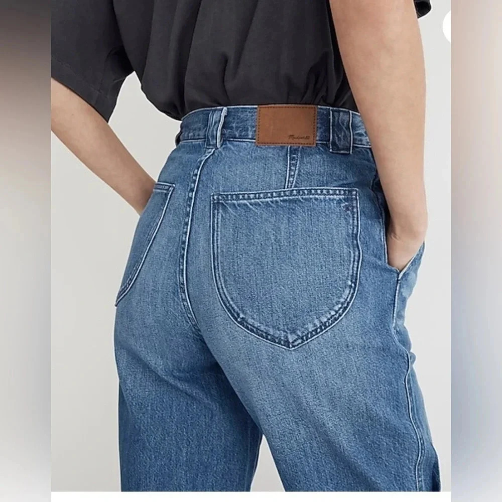 Madewell high rise tapered jeans in ventnor wash - Picture 2 of 7